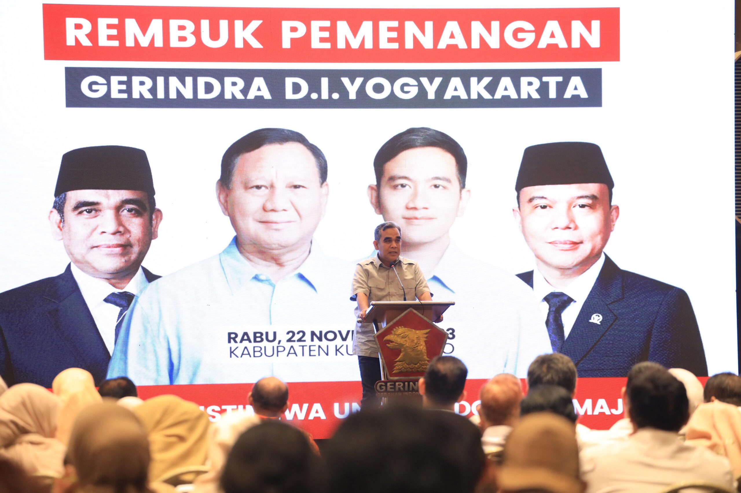 Sekjen Partai Gerindra Ahmad Muzani